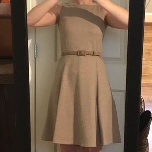 Ralph Lauren light brown A-line dress